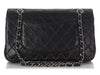 Chanel Vintage Medium Black Quilted Lambskin Classic Double Flap