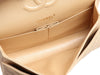 Chanel Medium/Large Iridescent Beige Quilted Caviar Classic Double Flap