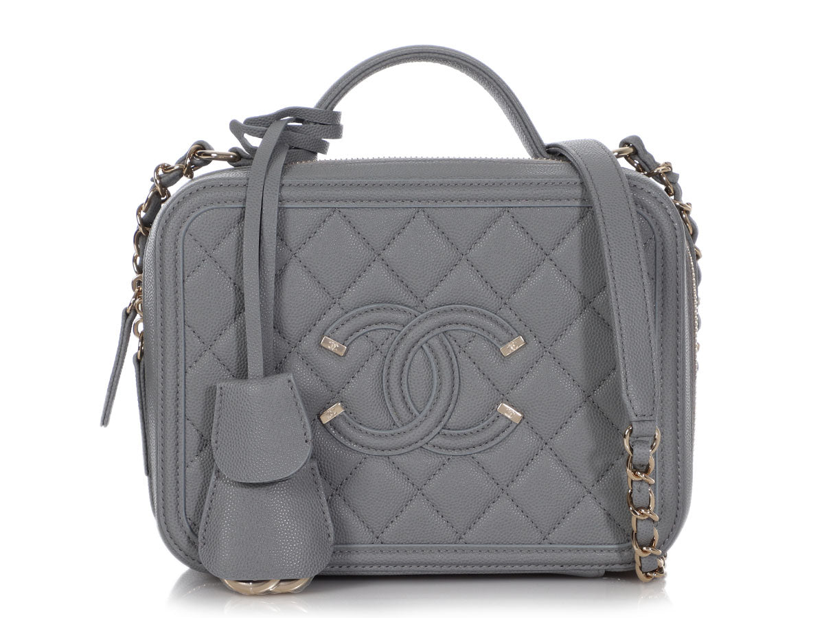 Chanel CC Filigree Vanity Case Bag Has Returned For Spring Summer