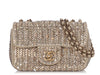 Chanel Mini Bronze Crystal-Embellished Flap