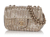 Chanel Mini Bronze Crystal-Embellished Flap