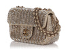 Chanel Mini Bronze Crystal-Embellished Flap