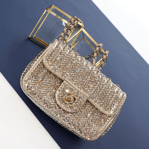 Chanel 19 Flap Bag Quilted Goatskin Maxi at 1stDibs