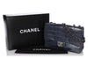 Chanel Jumbo Blue Matte Alligator Classic Single Flap