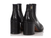 Chanel Black Leather Chelsea Boots