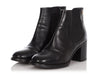 Chanel Black Leather Chelsea Boots