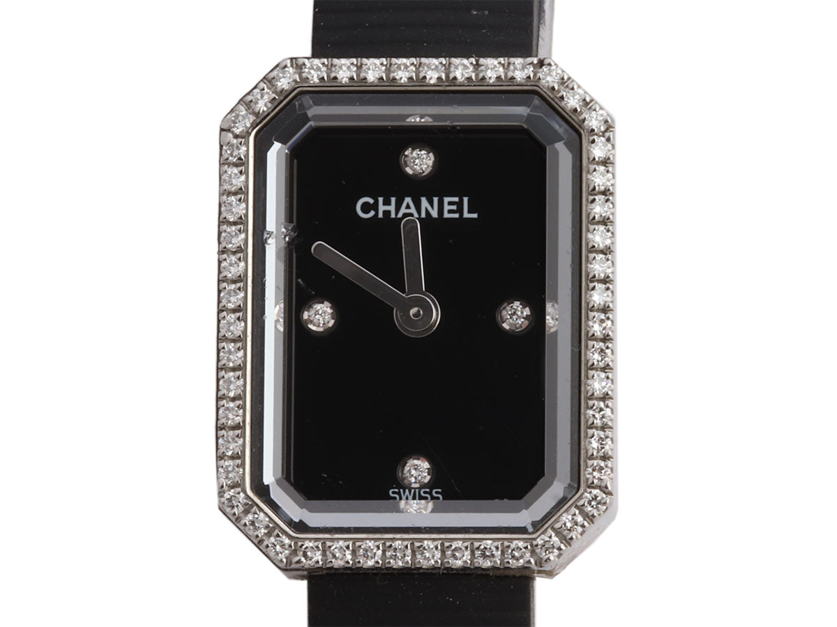 Première mini watch Chanel Black in Steel - 24321311