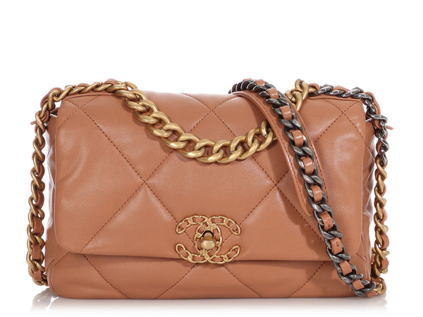CHANEL, Bags, Authentic Chanel 9 Long Flap Wallet In 21k Caramel