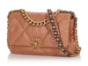 Chanel Medium 21K Caramel Quilted Lambskin 19 Flap
