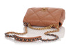 Chanel Medium 21K Caramel Quilted Lambskin 19 Flap