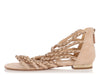 Chanel’s Beige Suede and Chain Gladiator Sandals