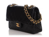Chanel Vintage Medium/Large Black Lambskin Classic Double Flap