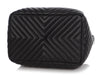 Chanel Black Calfskin Chevron-Quilted Urban Spirit Drawstring Bag