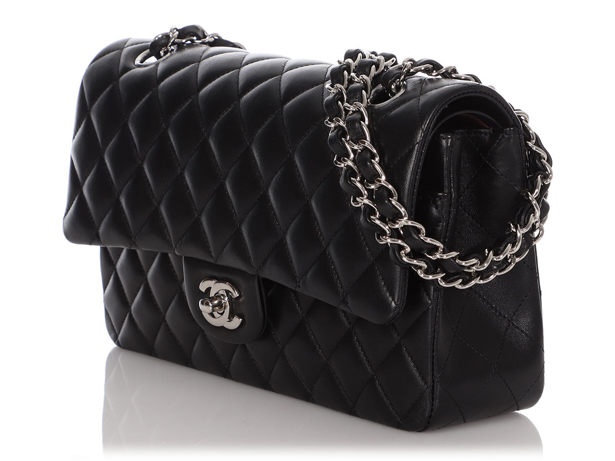 chanel lambskin silver hardware