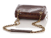 Chanel Vintage Medium Brown Alligator Camera Bag