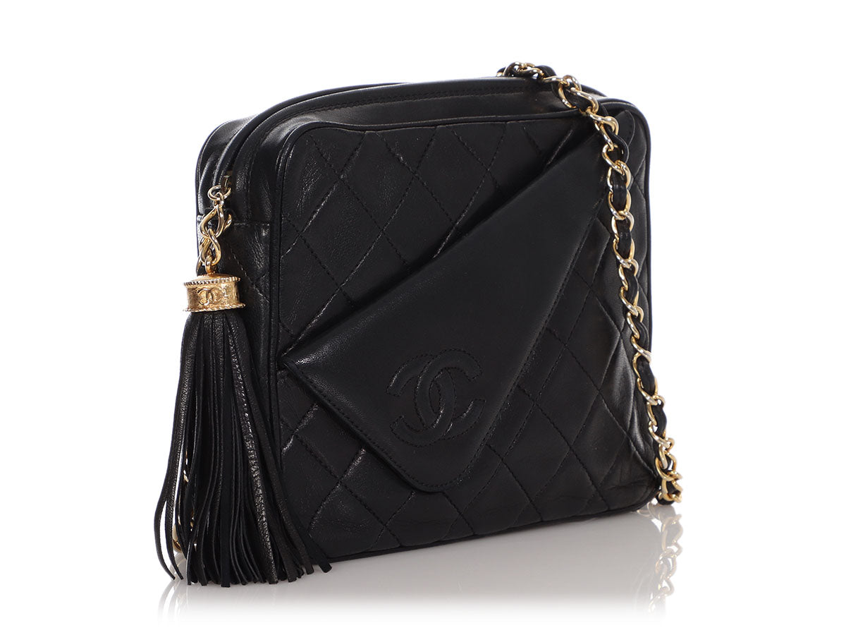 Mint! Chanel Mini CC Caviar Camera Bag Small Black Quilted Crossbody