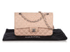 Chanel Medium Pale Pink Quilted Lambskin Classic Double Flap