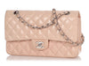 Chanel Medium Pale Pink Quilted Lambskin Classic Double Flap
