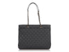 Chanel Anthracite Gray Quilted Caviar Shopping Tote