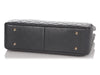 Chanel Anthracite Gray Quilted Caviar Shopping Tote