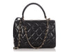 Chanel Small Black Quilted Lambskin Trendy CC