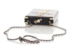 Chanel Black Lambskin Coco Ritz Key Card Minaudière