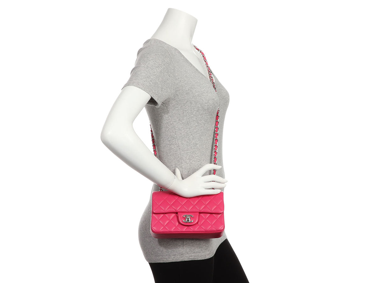 Nass boutique is a multi-brand boutique curating women's clothing and  accessoriesCHANEL PINK QUILTED LEATHER MINI CLASSIC FLAP