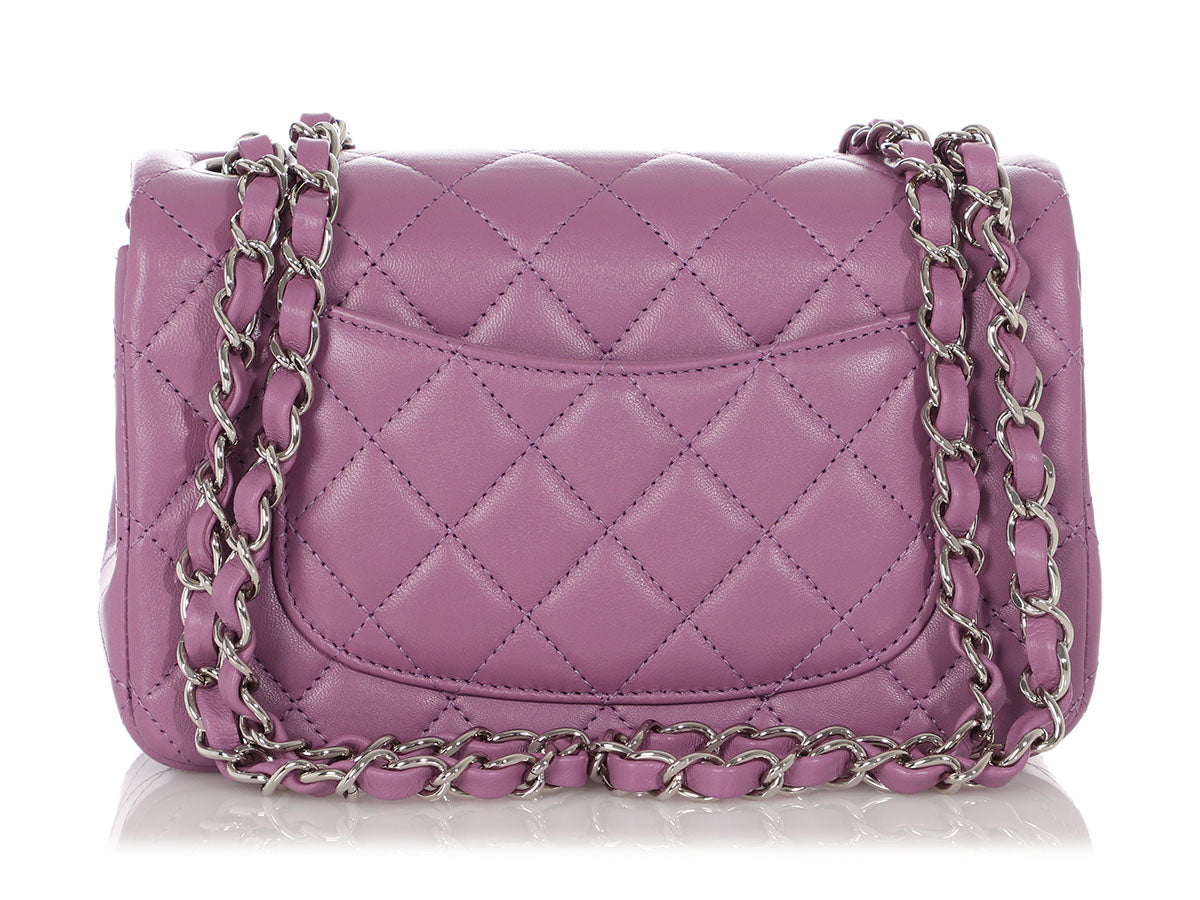 Chanel Flap Bag Light Purple - Lambskin Leather