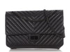 Chanel So Black Chevron-Quilted Aged Calfskin 2.55 Reissue 226