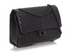 Chanel So Black Chevron-Quilted Aged Calfskin 2.55 Reissue 226