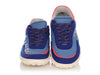 Chanel Blue and Coral Sneakers