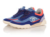 Chanel Blue and Coral Sneakers