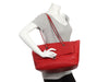 Chanel Red Diamond Quilted Calfskin Flap Tote