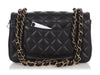 Chanel Mini Black Quilted Lambskin Rectangular Classic
