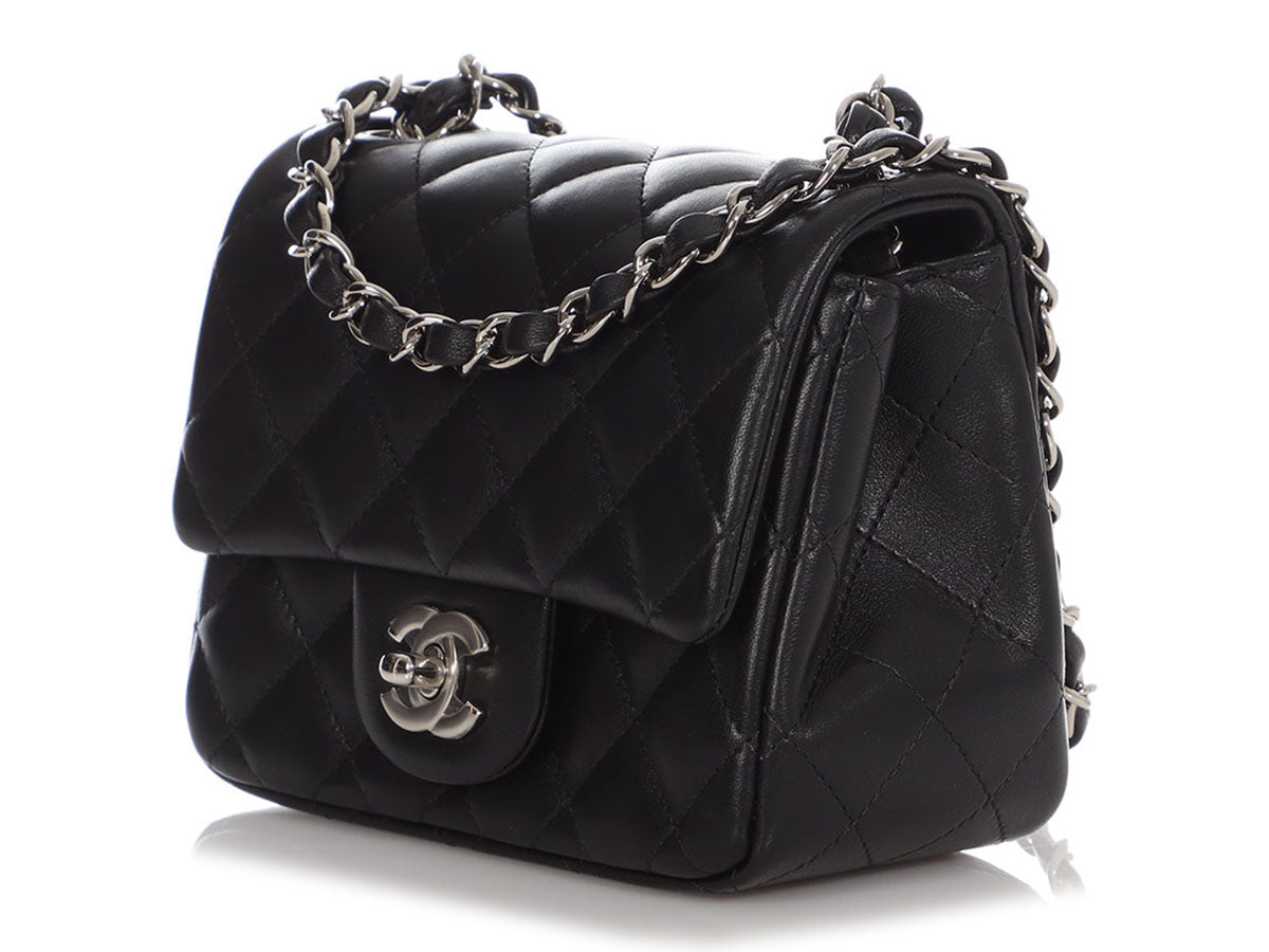 Chanel Black Quilted Lambskin Classic Double Flap Small Q6B010E4K1013