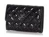 Chanel Black Quilted Patent Wallet