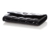 Chanel Black Quilted Patent Wallet