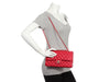Chanel Medium/Large Red Raspberry Quilted Lambskin Classic Double Flap