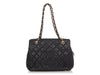 Chanel Petite Black Quilted Caviar Timeless Tote
