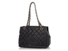 Chanel Petite Black Quilted Caviar Timeless Tote