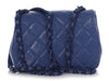 Chanel Dark Blue Quilted Caviar Incognito Mini Classic