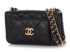 Chanel Black Quilted Caviar Pocket Twins Clutch