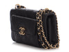 Chanel Black Quilted Caviar Pocket Twins Clutch