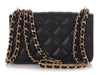 Chanel Black Quilted Caviar Pocket Twins Clutch