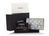 Chanel Gray-Green Ombre Metallic Quilted Goatskin Classic Card Holder
