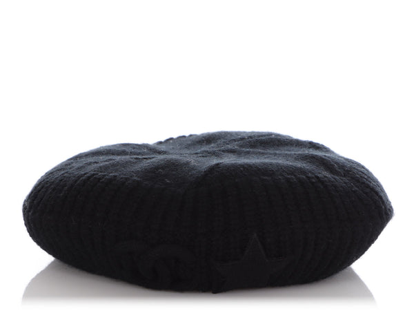 Cashmere beret Chanel Black size S International in Cashmere - 29063153