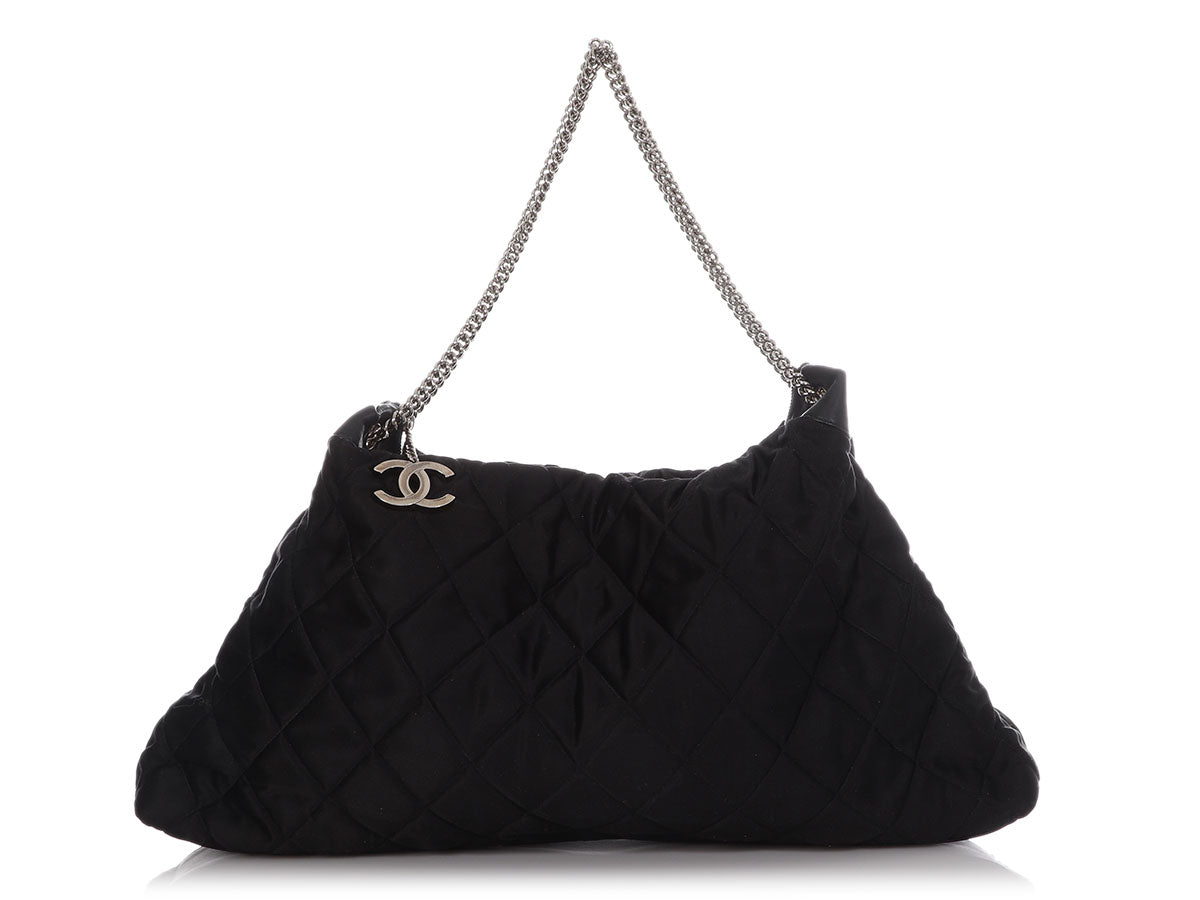 Chanel Chanel Jumbo XL Black Leather Shoulder Shopping Tote Bag