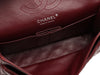 Chanel Medium/Large Burgundy Quilted Lambskin Classic Double Flap