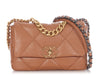 Chanel Small Caramel Quilted Leather 19 Flap