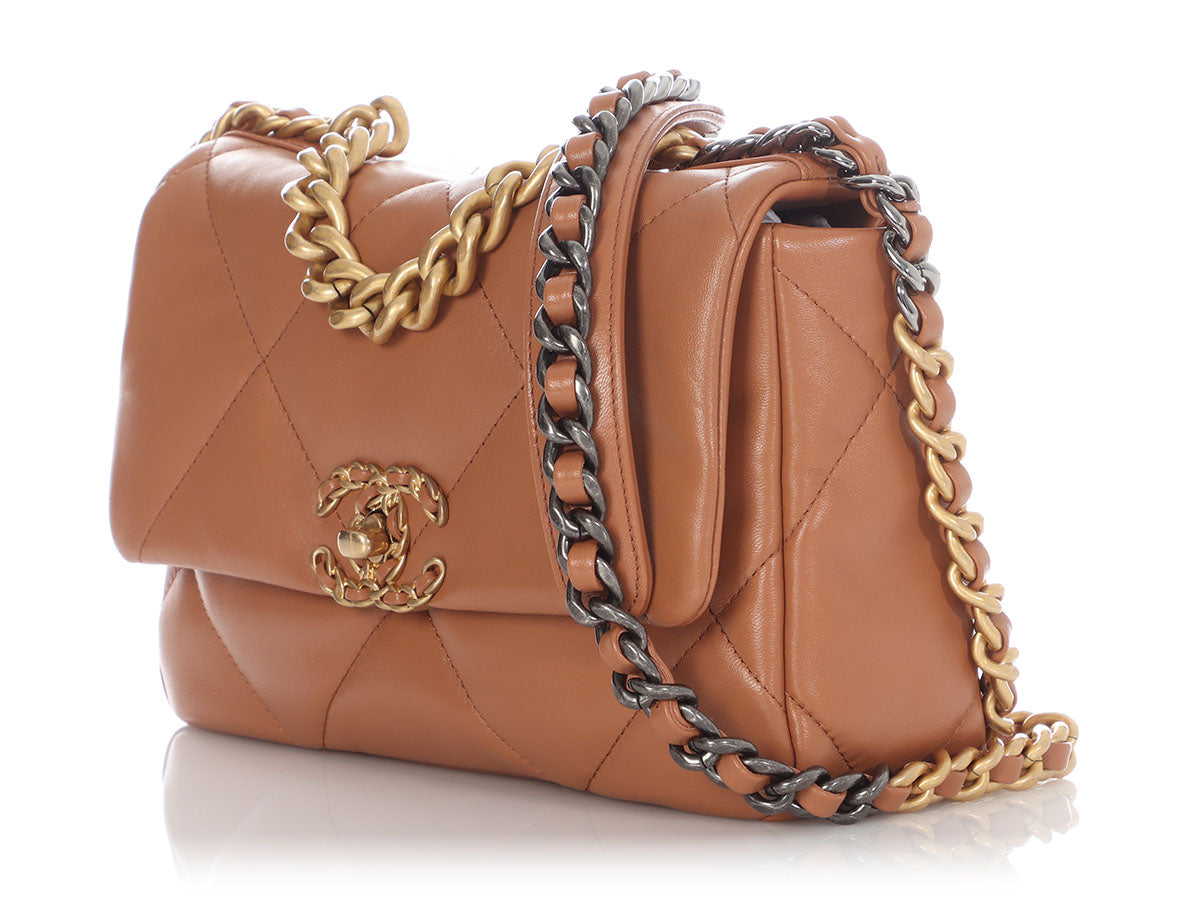 Chanel Jumbo Caramel Quilted Caviar Classic Double Flap by Ann's Fabulous Finds